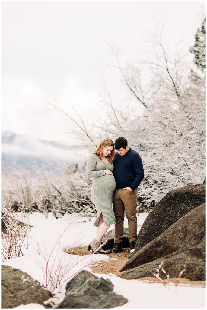 Idaho mountain engagement photography